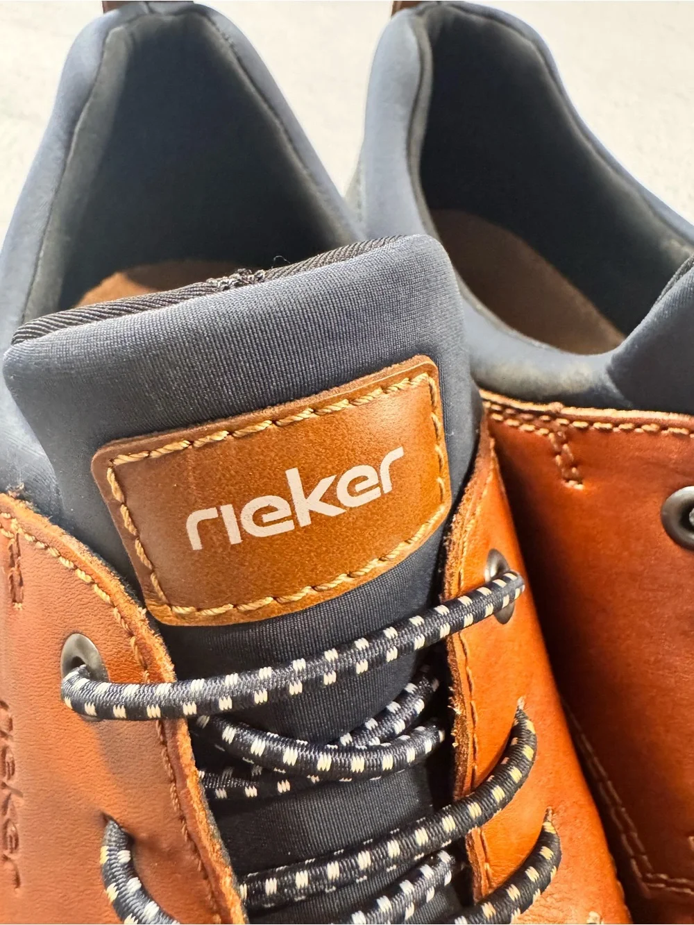 Rieker Men's Dustin Brown Leather Slip-Ons